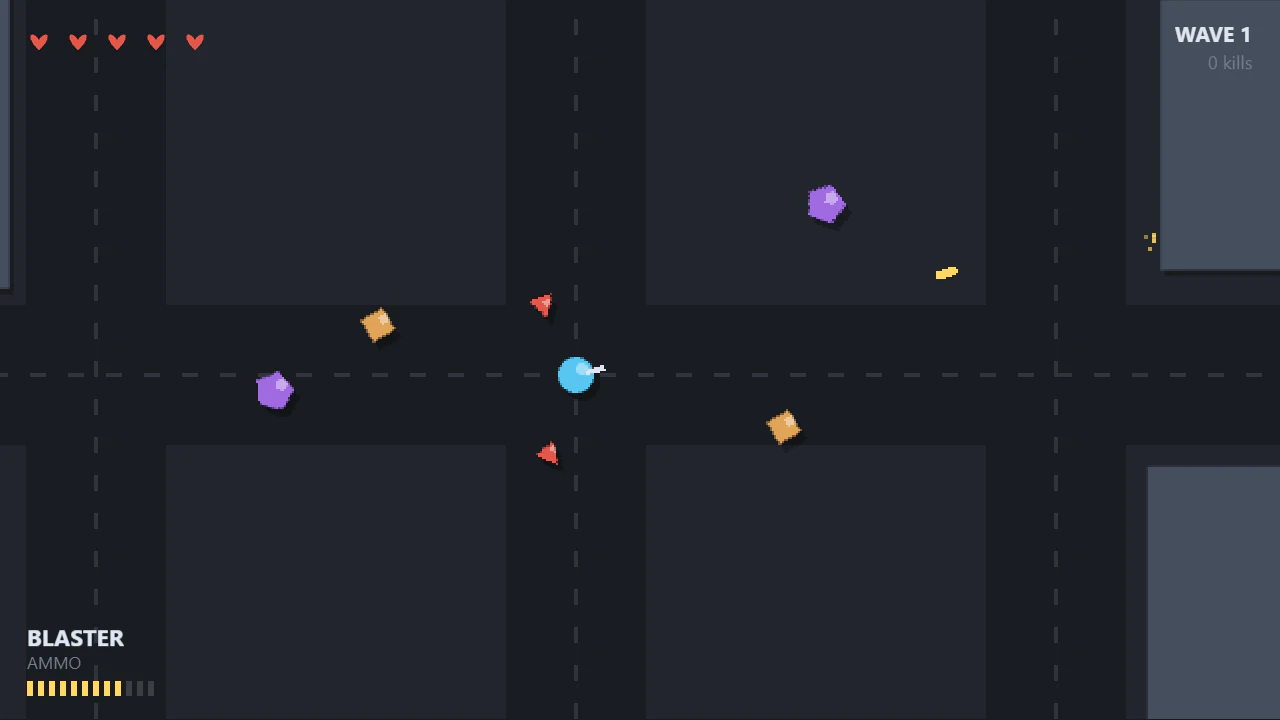 City Gungeon gameplay in its infinite procedural city